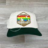 Olympic Natl Park Patch On Natural/Green Retro Hat Ready To Go