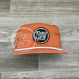 Retro Hat Co. Brand (Glow In The Dark) On Poly Rope Orange Ready To Go