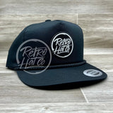 Retro Hat Co. Brand (Glow In The Dark) Patch On Classic Rope Black Ready To Go