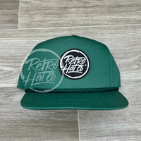 Retro Hat Co. Brand (Glow In The Dark) Patch On Classic Rope Green Ready To Go