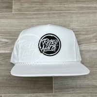 Retro Hat Co. Brand (Glow In The Dark) Patch On Classic Rope White Ready To Go