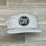Retro Hat Co. Brand (Glow In The Dark) Patch On Rope Solid Smoke Gray Ready To Go