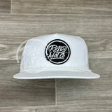 Retro Hat Co. Brand (Glow In The Dark) Patch On Rope Solid White Ready To Go