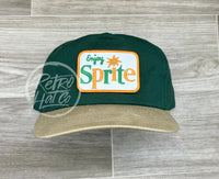 Retro Sprite Patch On Green / Tan Hat Ready To Go