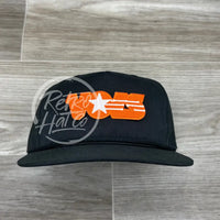 Retro Tennessee Vols Patch On Rope Hat Charcoal Ready To Go