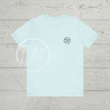 White Rhc T - Shirt (Front & Back) Heather Prism Ice Blue / Xs