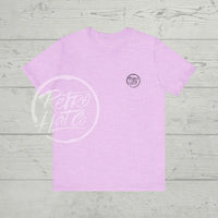 White Rhc T - Shirt (Front & Back) Heather Prism Lilac / Xs