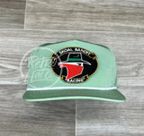 Skoal Bandit Racing On Retro Poly Rope Hat Green W/White Ready To Go