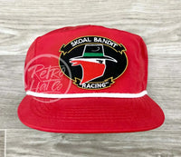 Skoal Bandit Racing On Retro Poly Rope Hat Red Ready To Go