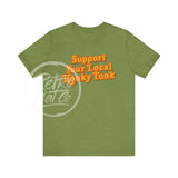 Support Your Local Honky Tonk T - Shirt Heather Green / Xs