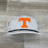 Tennessee Vols T Patch On Retro Rope Hat Smoke Gray W/Charcoal Ready To Go