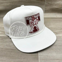 Texas A&M Aggies On White Classic Rope Hat Ready To Go