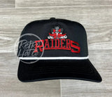 Texas Tech Red Raiders On Retro Rope Hat Black W/White Ready To Go