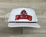 Texas Tech Red Raiders On Retro Rope Hat White W/Black Ready To Go