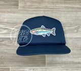 Trout On Green Classic Rope Hat Blue Ready To Go