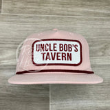 Uncle Bobs Tavern On Retro Rope Hat Blush W/Maroon Ready To Go