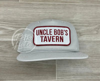 Uncle Bobs Tavern On Retro Rope Hat Solid Smoke Gray Ready To Go