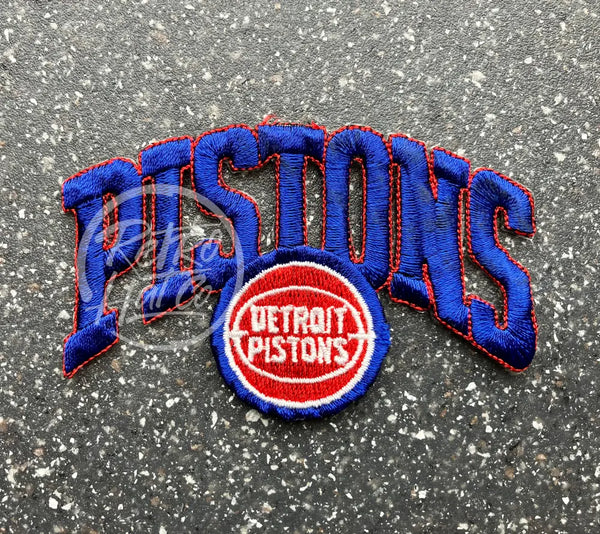 Vintage 90S Detroit Pistons (Blue Arch) Patch