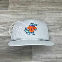 Vintage 90S Florida Gators Patch On Retro Rope Hat Solid Smoke Gray Ready To Go