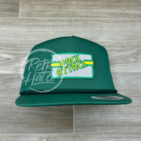 Vintage 90S Green Bay Packers Pack-Attack Patch On Classic Retro Rope Hat Ready To Go