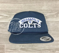 Vintage 90S Indianapolis Colts Patch On Blue Classic Rope Hat Ready To Go