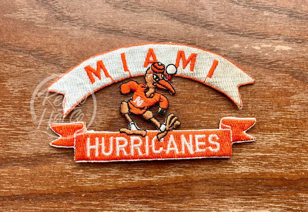 Vintage Miami Hurricanes Patch