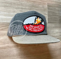Vintage Oilfield - Wild Well Control Patch On Charcoal/Sand Rope Hat With Snapback Ready To Go