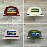 Wrangler (Blue) On Retro Rope Hat Ready To Go