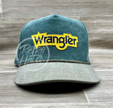 Wrangler On Stonewashed Two-Tone Retro Rope Hat Ready To Go